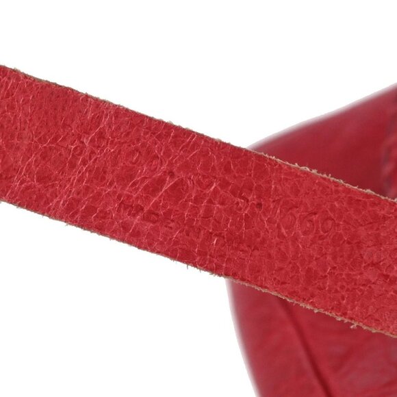 Balenciaga Red Bag Charm Coin Case Key Ring 253199･5765･1669 Small Good XX07125 - Picture 7 of 7